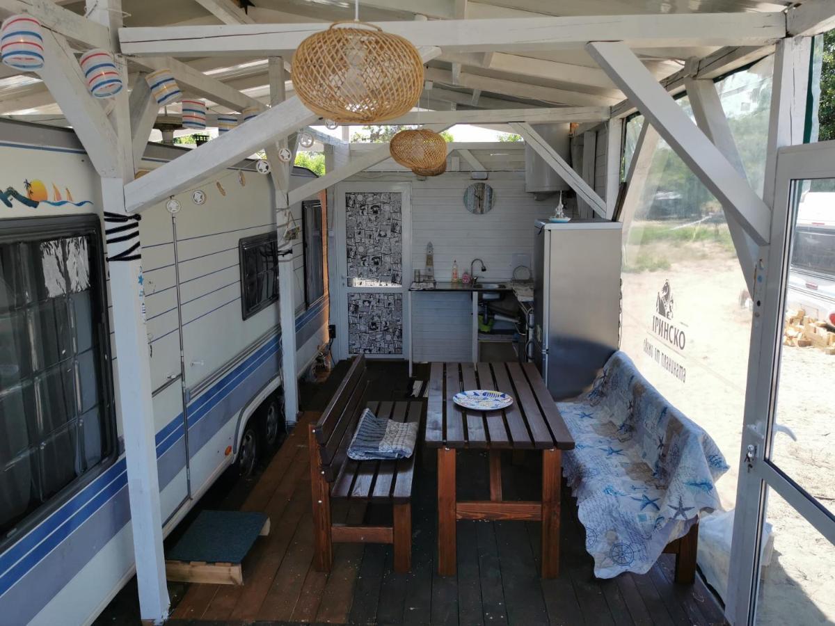 Sea Caravan/Camper On The Beach Kiten  Extérieur photo